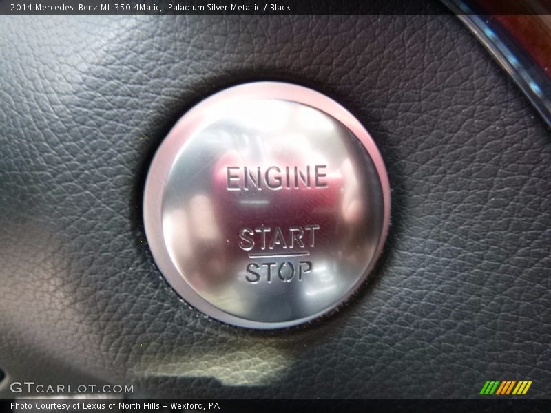 Paladium Silver Metallic / Black 2014 Mercedes-Benz ML 350 4Matic