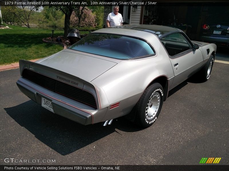 10th Anniversary Silver/Charcoal / Silver 1979 Pontiac Firebird 10th Anniversary Trans Am