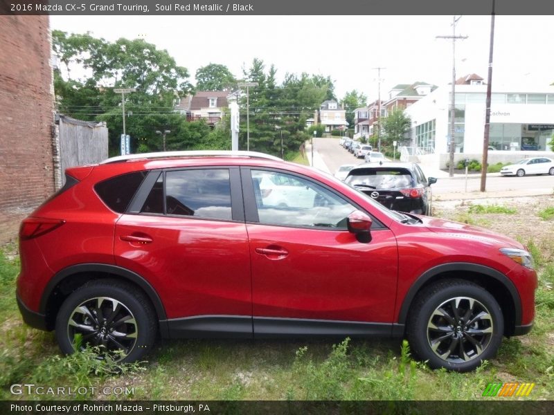 Soul Red Metallic / Black 2016 Mazda CX-5 Grand Touring