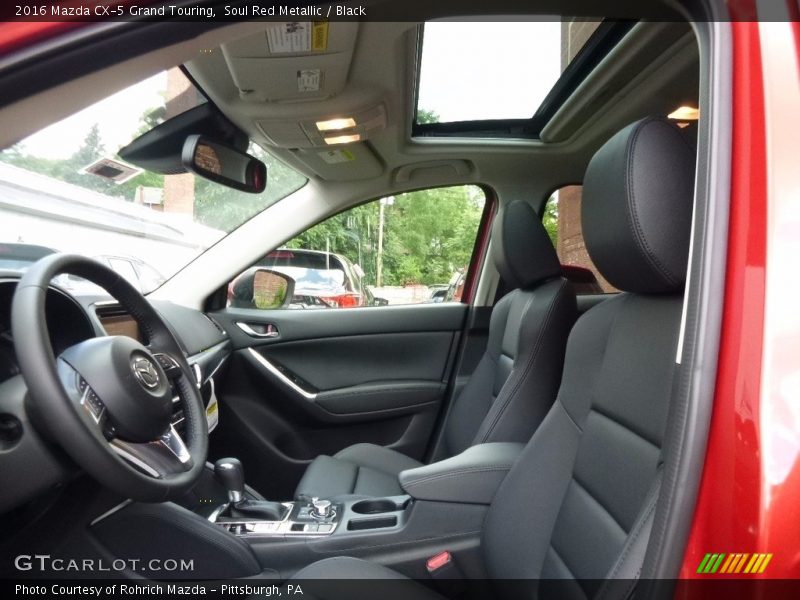 Soul Red Metallic / Black 2016 Mazda CX-5 Grand Touring
