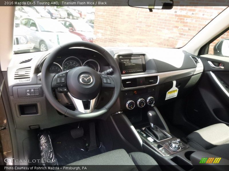 Titanium Flash Mica / Black 2016 Mazda CX-5 Touring AWD
