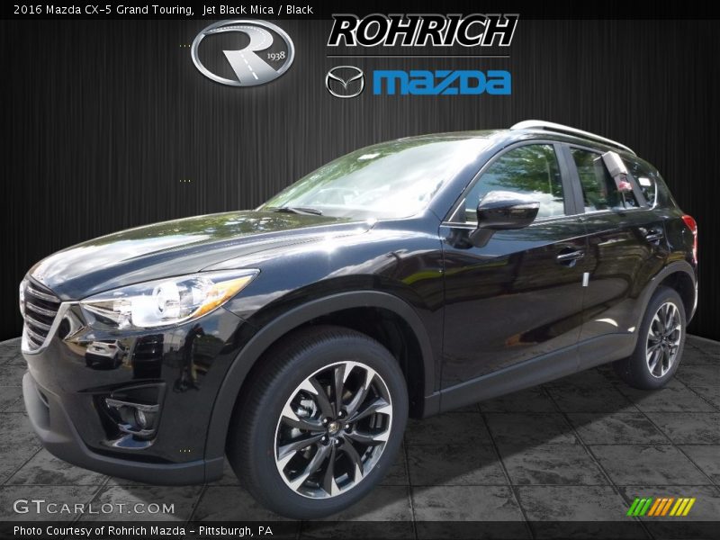Jet Black Mica / Black 2016 Mazda CX-5 Grand Touring