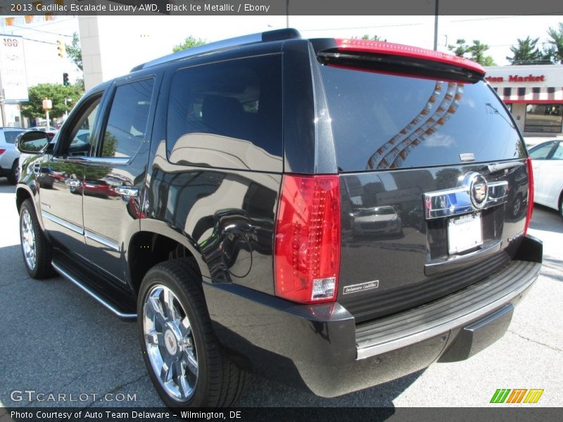 Black Ice Metallic / Ebony 2013 Cadillac Escalade Luxury AWD