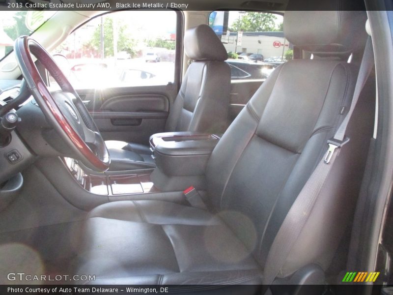 Black Ice Metallic / Ebony 2013 Cadillac Escalade Luxury AWD