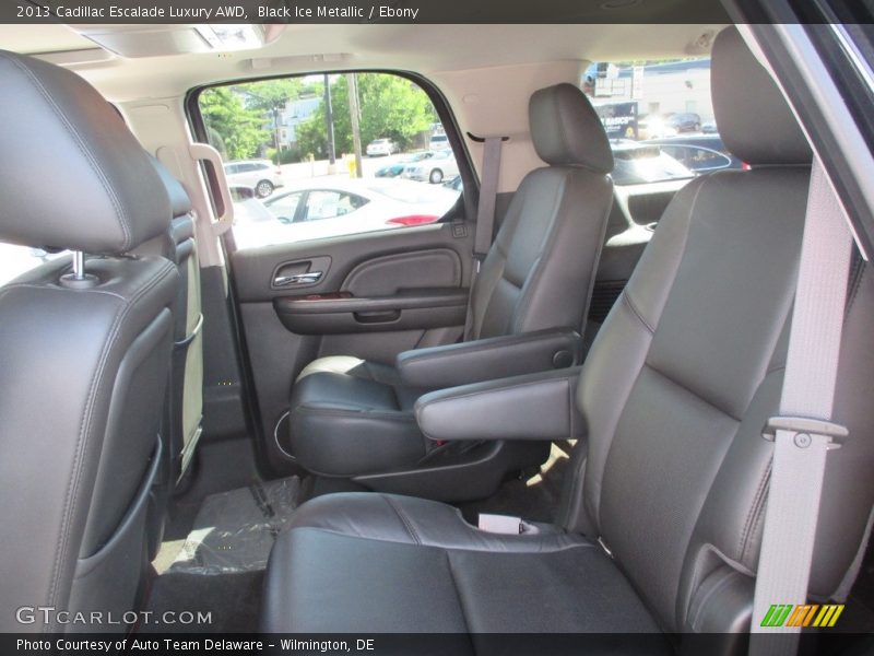 Black Ice Metallic / Ebony 2013 Cadillac Escalade Luxury AWD