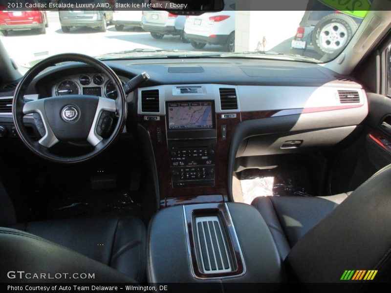 Black Ice Metallic / Ebony 2013 Cadillac Escalade Luxury AWD