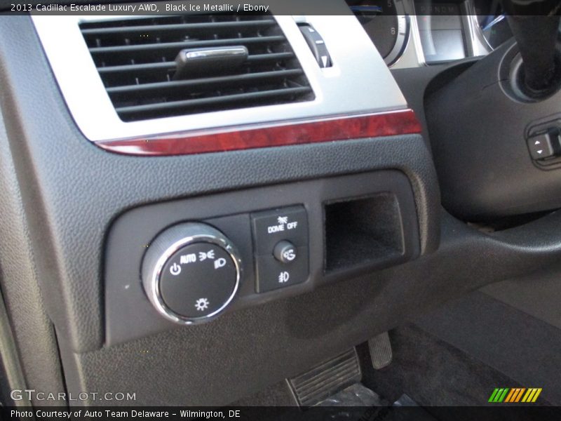 Black Ice Metallic / Ebony 2013 Cadillac Escalade Luxury AWD