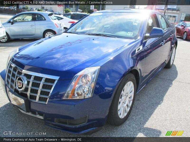 Opulent Blue Metallic / Cashmere/Cocoa 2012 Cadillac CTS 4 3.0 AWD Sedan