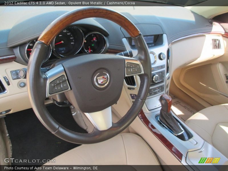 Opulent Blue Metallic / Cashmere/Cocoa 2012 Cadillac CTS 4 3.0 AWD Sedan