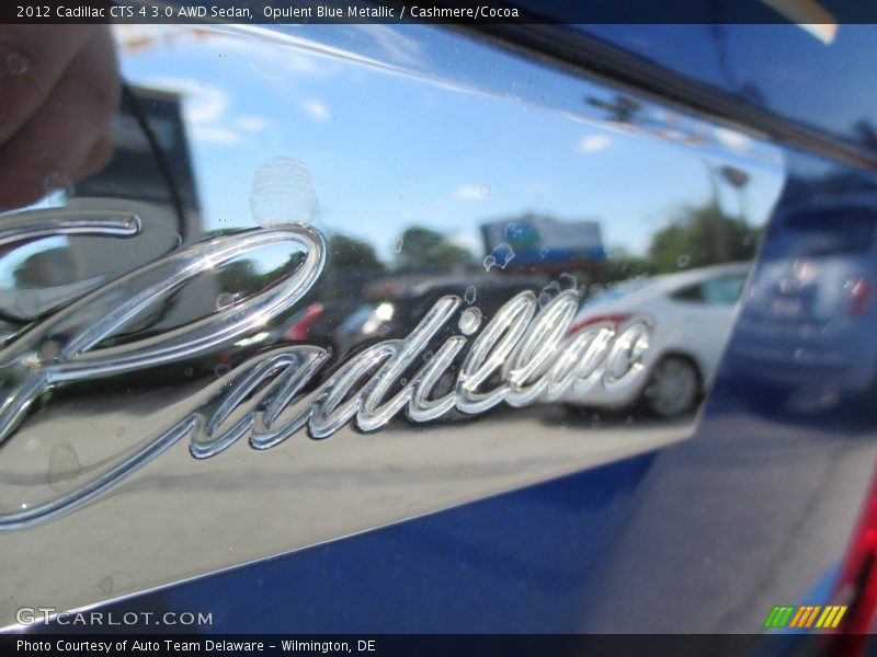 Opulent Blue Metallic / Cashmere/Cocoa 2012 Cadillac CTS 4 3.0 AWD Sedan
