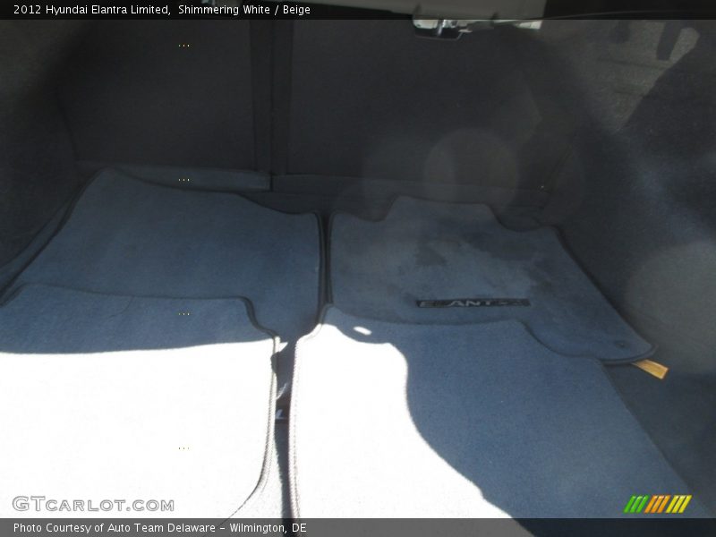 Shimmering White / Beige 2012 Hyundai Elantra Limited