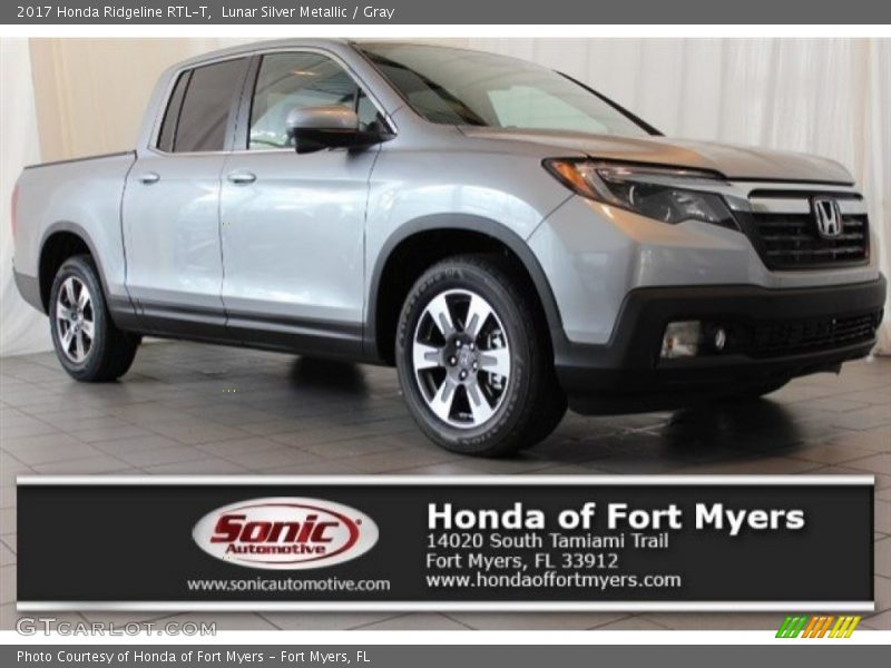 Lunar Silver Metallic / Gray 2017 Honda Ridgeline RTL-T