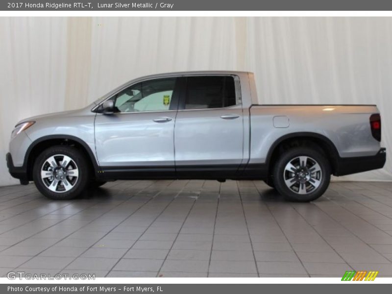 Lunar Silver Metallic / Gray 2017 Honda Ridgeline RTL-T