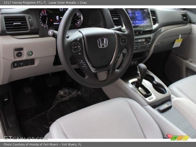 Lunar Silver Metallic / Gray 2017 Honda Ridgeline RTL-T