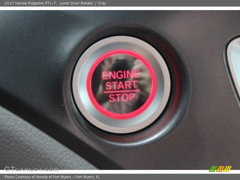 Controls of 2017 Ridgeline RTL-T
