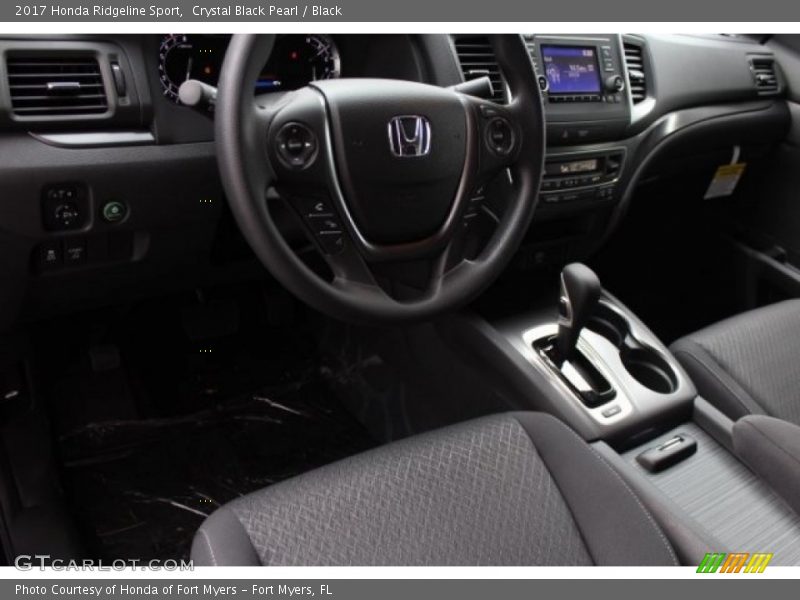 Crystal Black Pearl / Black 2017 Honda Ridgeline Sport