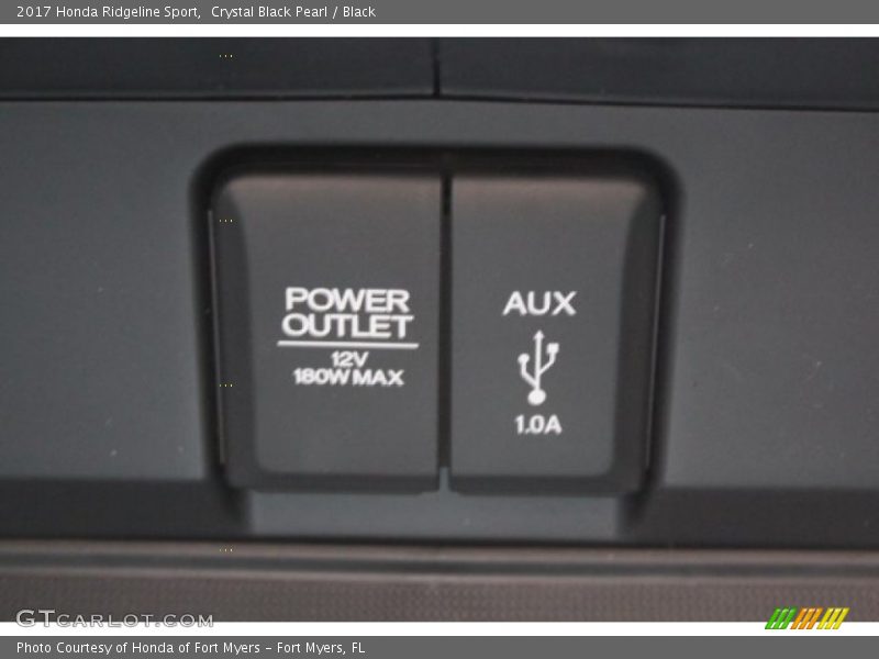 Crystal Black Pearl / Black 2017 Honda Ridgeline Sport