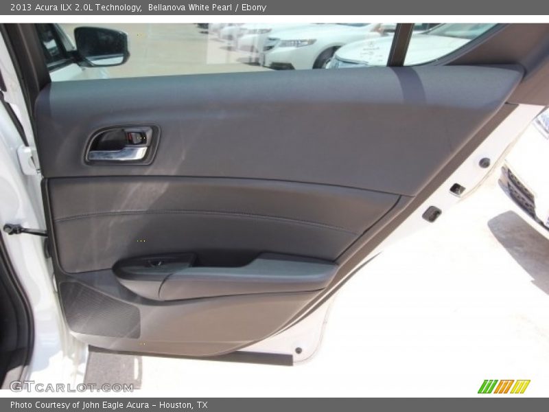 Bellanova White Pearl / Ebony 2013 Acura ILX 2.0L Technology