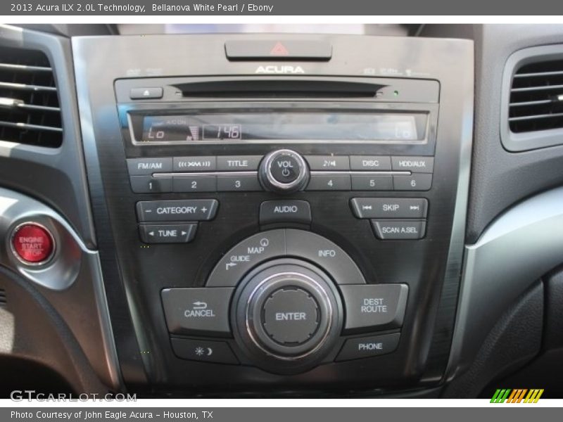 Bellanova White Pearl / Ebony 2013 Acura ILX 2.0L Technology