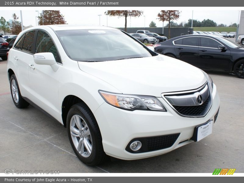 White Diamond Pearl / Parchment 2015 Acura RDX Technology