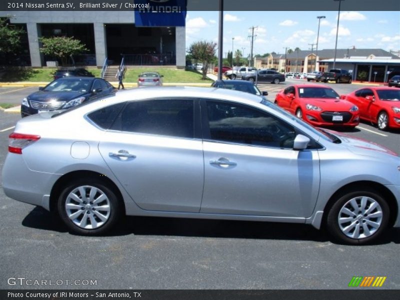 Brilliant Silver / Charcoal 2014 Nissan Sentra SV