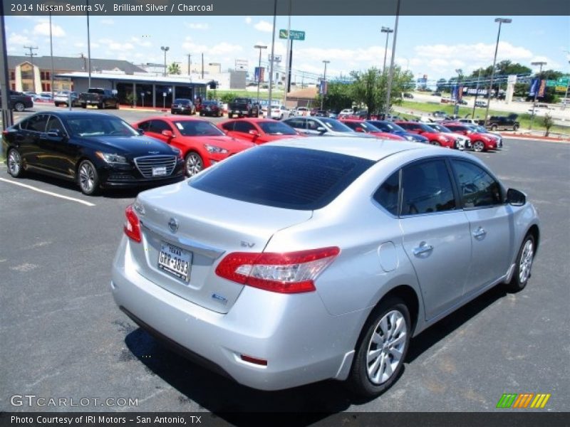 Brilliant Silver / Charcoal 2014 Nissan Sentra SV