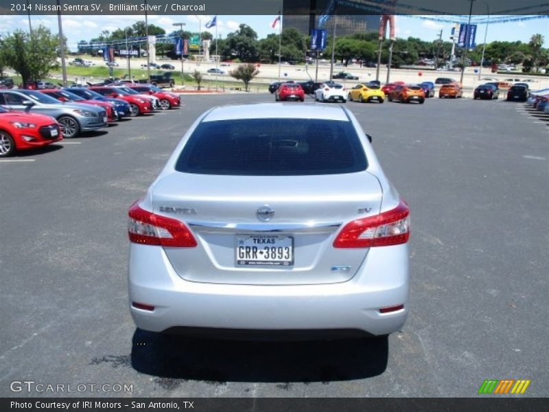 Brilliant Silver / Charcoal 2014 Nissan Sentra SV