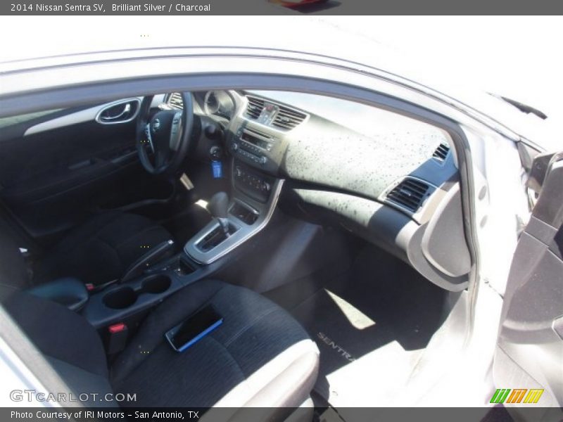 Brilliant Silver / Charcoal 2014 Nissan Sentra SV