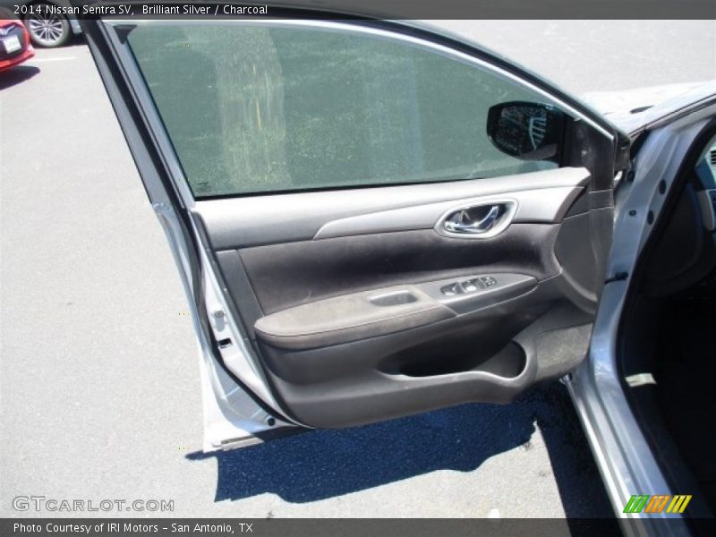 Brilliant Silver / Charcoal 2014 Nissan Sentra SV