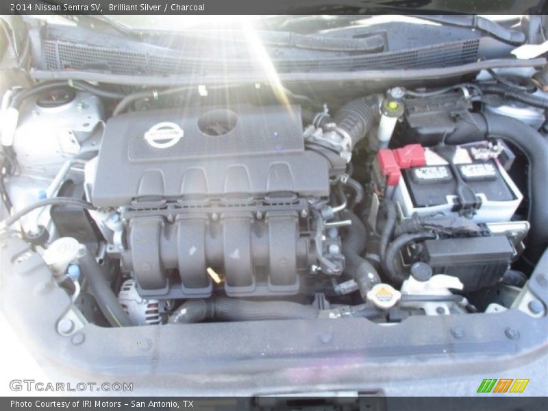 Brilliant Silver / Charcoal 2014 Nissan Sentra SV