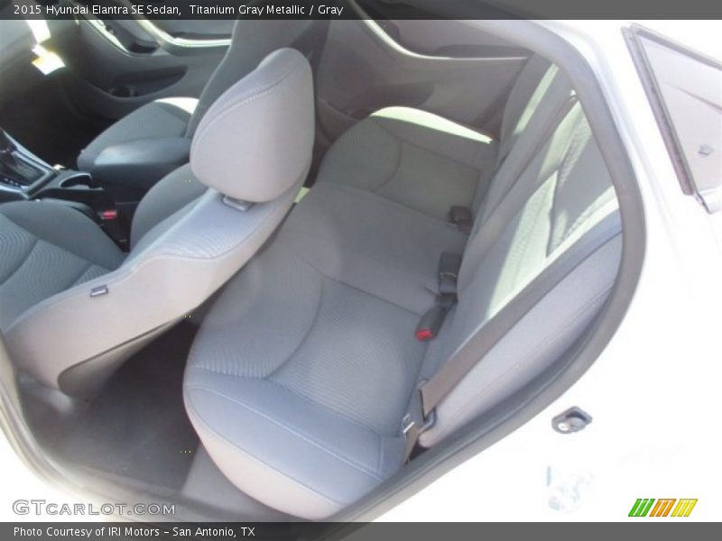 Titanium Gray Metallic / Gray 2015 Hyundai Elantra SE Sedan