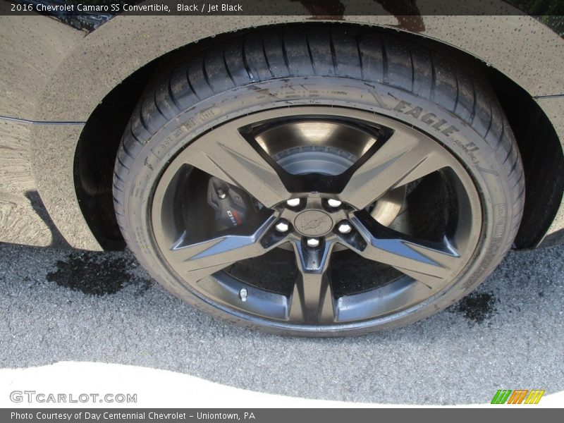 Black / Jet Black 2016 Chevrolet Camaro SS Convertible
