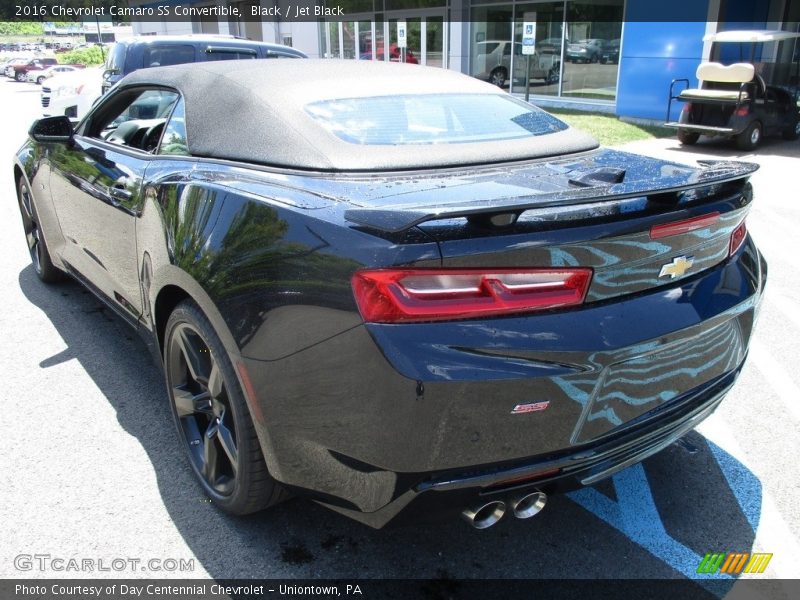 Black / Jet Black 2016 Chevrolet Camaro SS Convertible