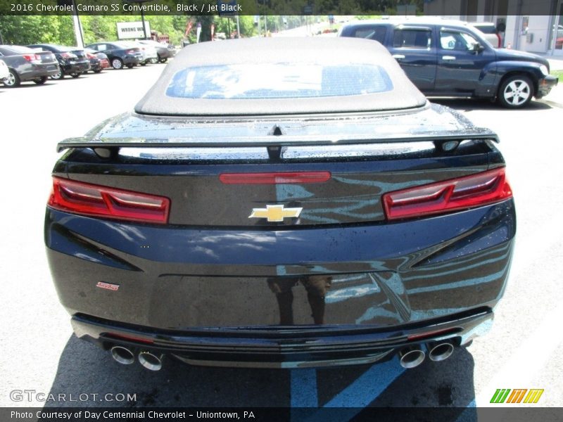 Black / Jet Black 2016 Chevrolet Camaro SS Convertible