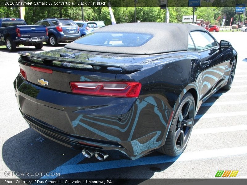 Black / Jet Black 2016 Chevrolet Camaro SS Convertible