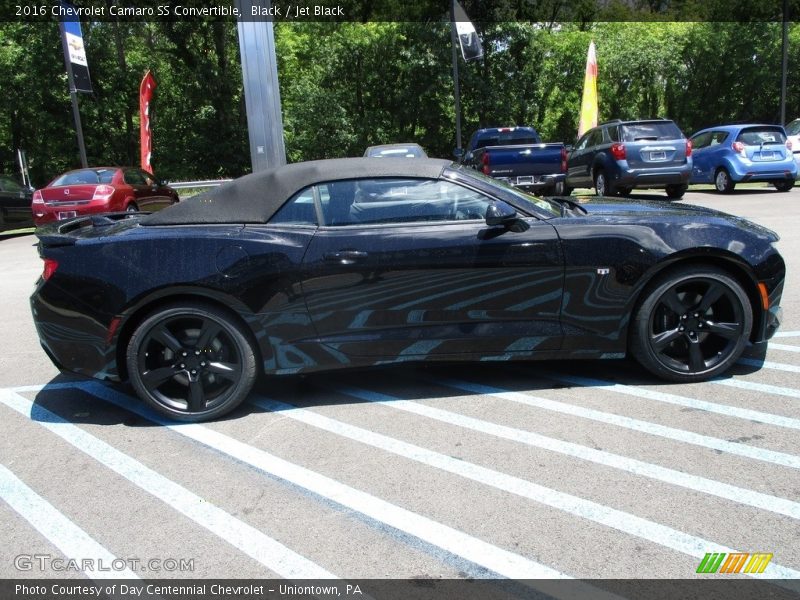 Black / Jet Black 2016 Chevrolet Camaro SS Convertible