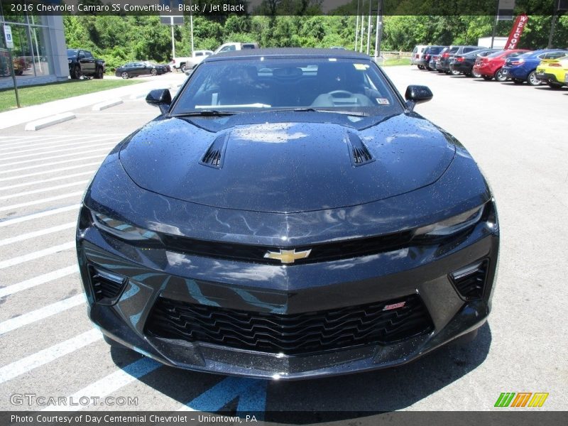 Black / Jet Black 2016 Chevrolet Camaro SS Convertible