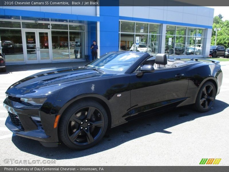 Black / Jet Black 2016 Chevrolet Camaro SS Convertible