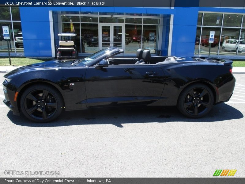 Black / Jet Black 2016 Chevrolet Camaro SS Convertible