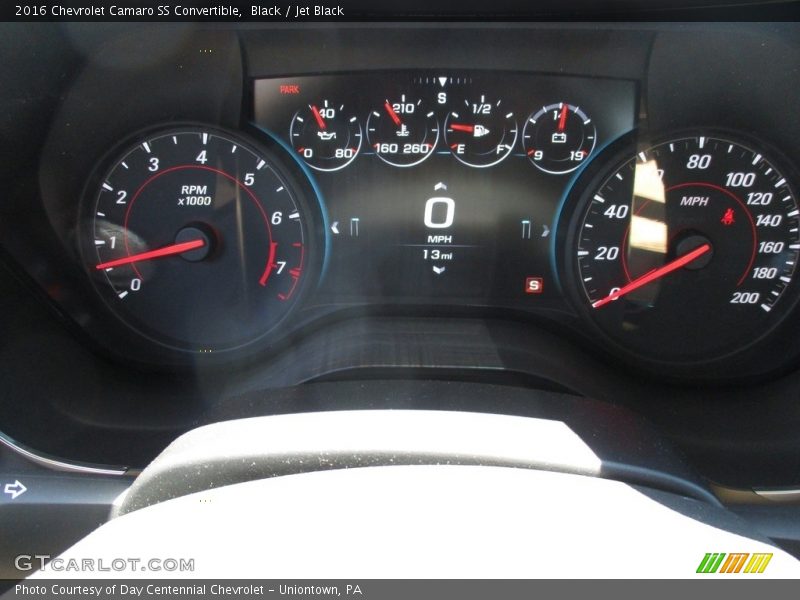 Black / Jet Black 2016 Chevrolet Camaro SS Convertible