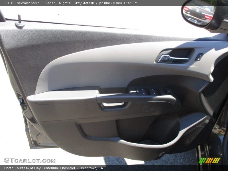 Nightfall Gray Metallic / Jet Black/Dark Titanium 2016 Chevrolet Sonic LT Sedan