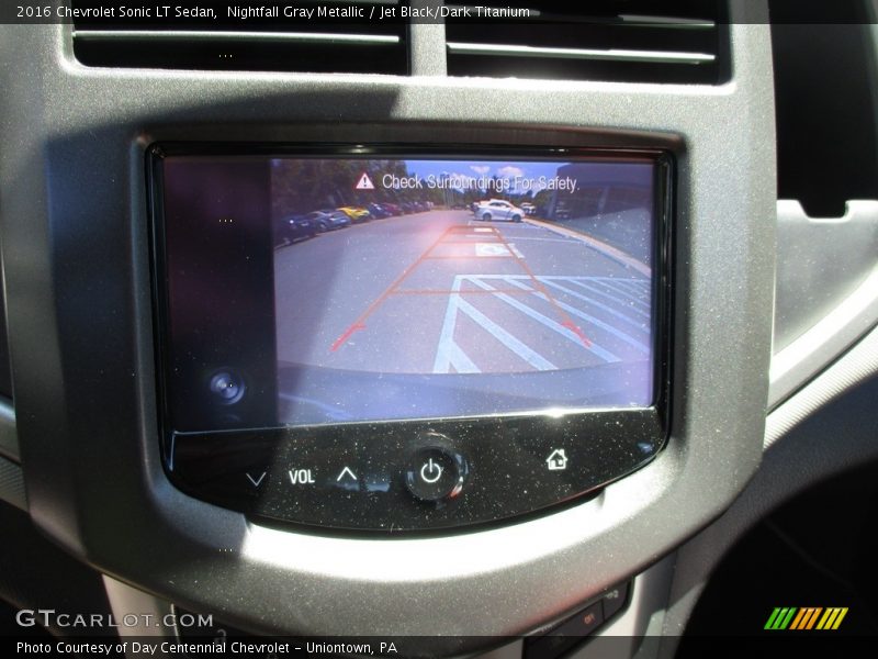 Nightfall Gray Metallic / Jet Black/Dark Titanium 2016 Chevrolet Sonic LT Sedan