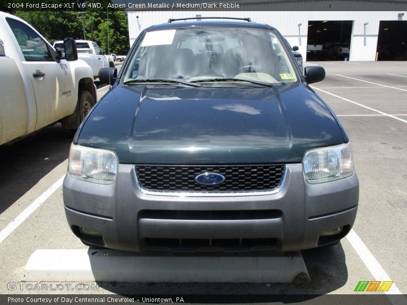 Aspen Green Metallic / Medium/Dark Pebble 2004 Ford Escape XLT V6 4WD