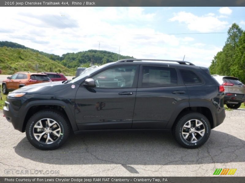 Rhino / Black 2016 Jeep Cherokee Trailhawk 4x4