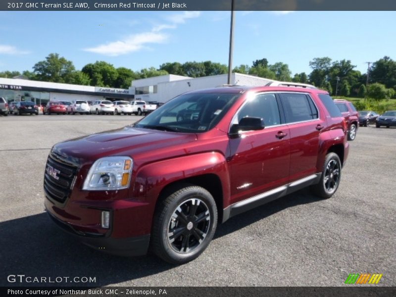 Crimson Red Tintcoat / Jet Black 2017 GMC Terrain SLE AWD
