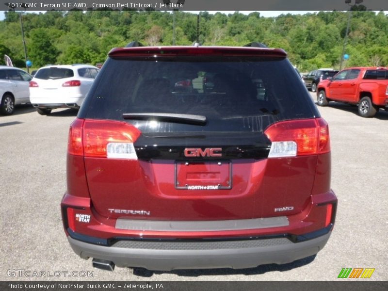Crimson Red Tintcoat / Jet Black 2017 GMC Terrain SLE AWD