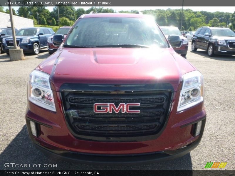 Crimson Red Tintcoat / Jet Black 2017 GMC Terrain SLE AWD