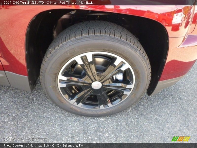 Crimson Red Tintcoat / Jet Black 2017 GMC Terrain SLE AWD