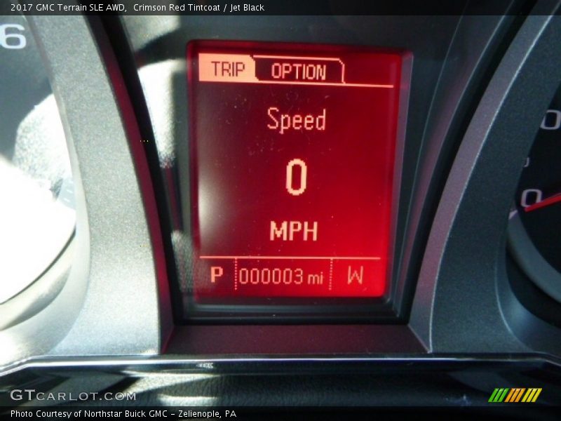 Crimson Red Tintcoat / Jet Black 2017 GMC Terrain SLE AWD