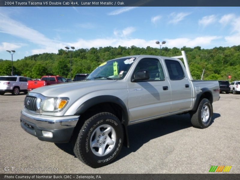 Lunar Mist Metallic / Oak 2004 Toyota Tacoma V6 Double Cab 4x4